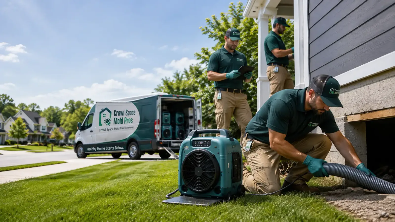 Crawl Space Mold Removal in Holton, KS